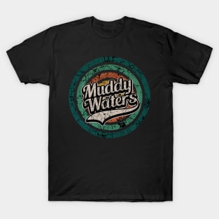 Muddy Waters // Retro Circle Crack Vintage T-Shirt